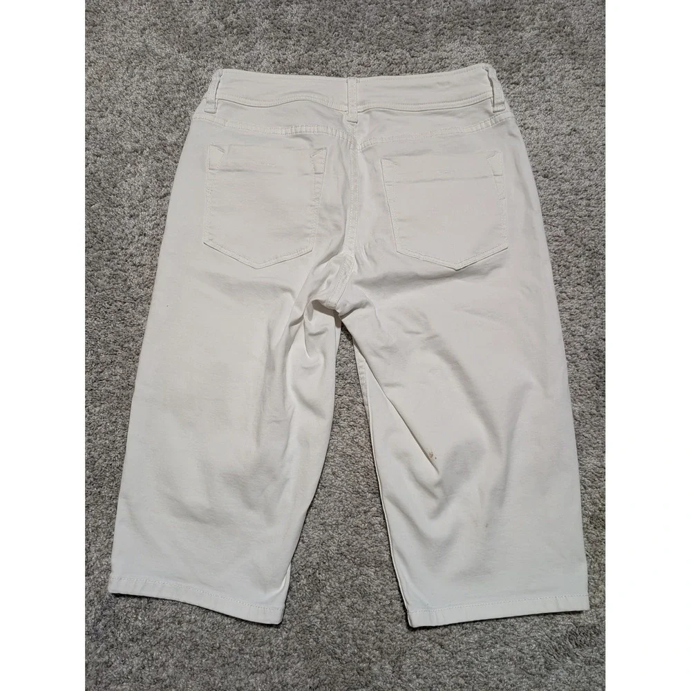Tommy Bahama Shorts Women 4 White Bermuda 191-TW110609 Cotton Stretch Coastal - Picture 7 of 8